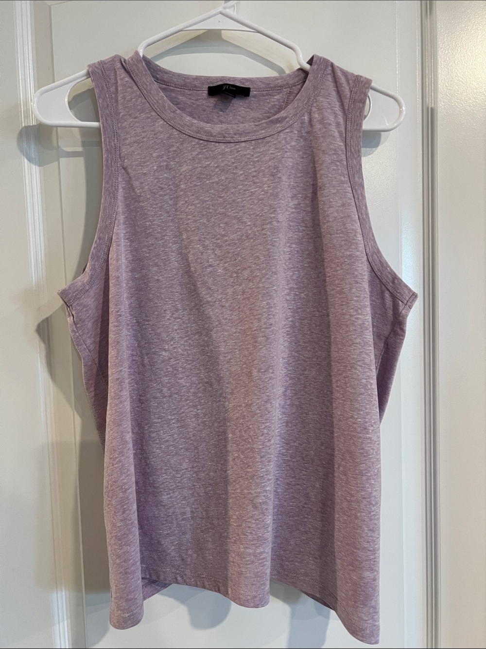 J. Crew Lavender Muscle Tee Tank